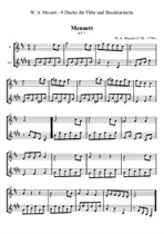 9 Duette für Flöte und Bassklarinette